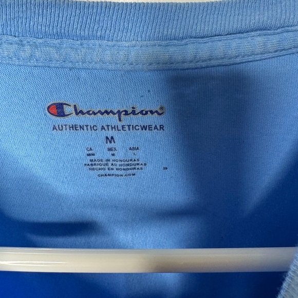 Champion Blue Authentic Athletic Wear T-Shirt (Men’s Size Medium) - Picture 3 of 3